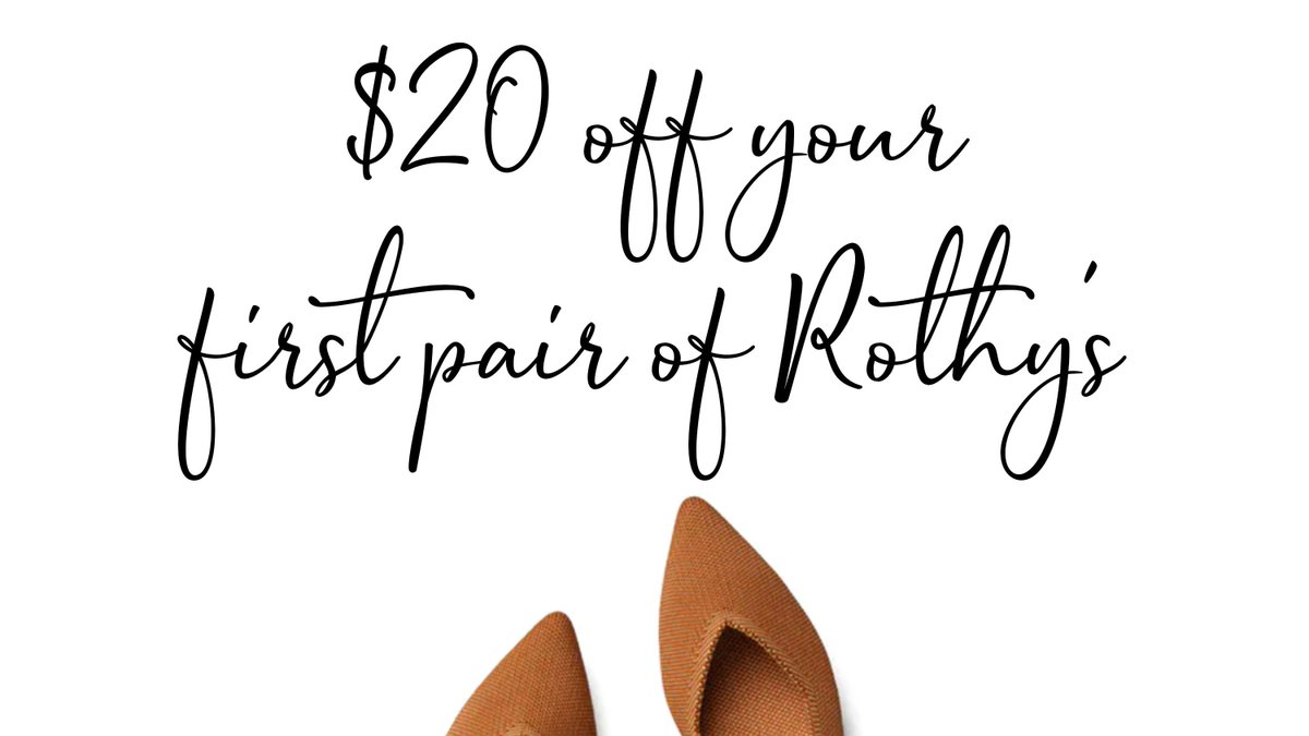 myfriendmish's tweet photo. sharing the ❤️ with a code for $20 your first pair of Rothy's
https://t.co/CnqZGp3JJy
#rothys #rothysinthewild #inmyrothys https://t.co/bRtFcDfD39