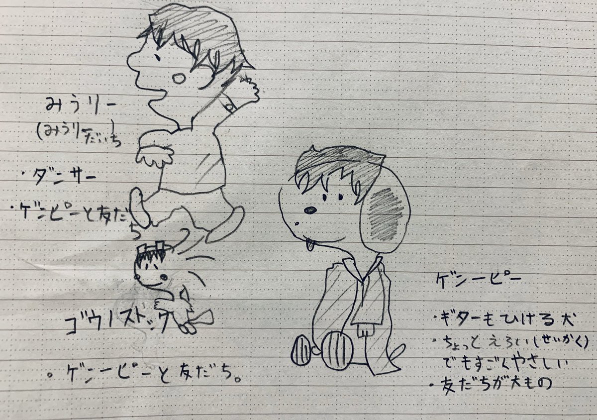 次女がまたいろいろ描いていたので笑
ツッコミどころはいろいろ笑 