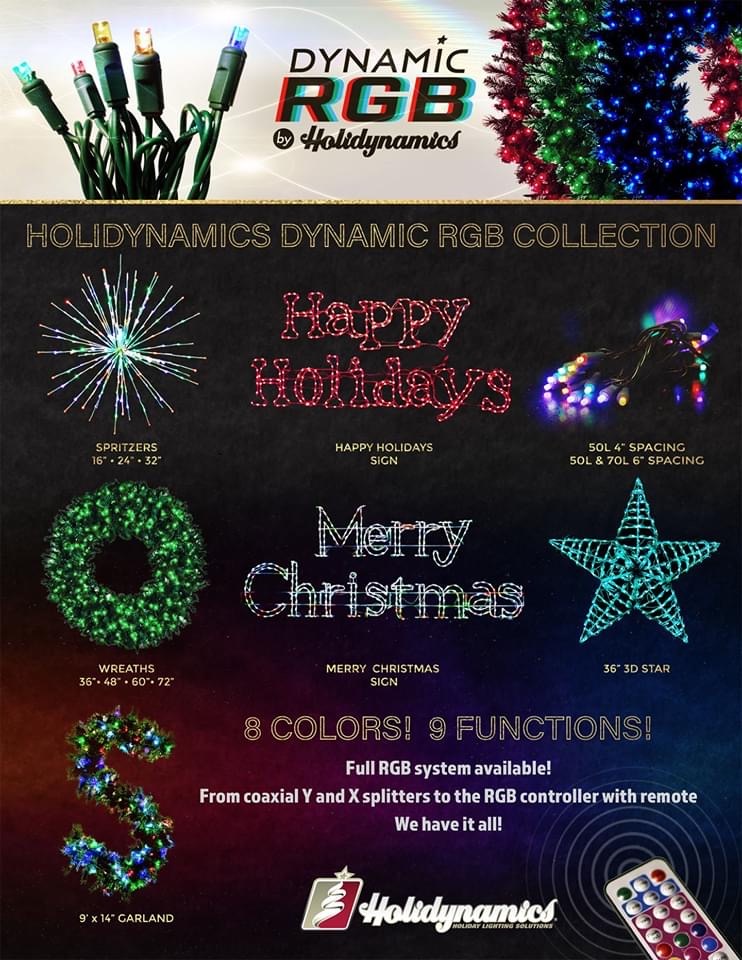 Holidynamicsinc's tweet photo. FREE Virtual Dynamic RGB Training is now available! Be one of the first 25 to complete the 30 minute course and receive over $125 in gifts
Register Today! 888-505-6046 or sales@holidynamcis.com
#dynamicrgb #holidynamicsinc #dynamicrgbpushingthelimits #holidaylighting https://t.co/5TZhXMBbRJ