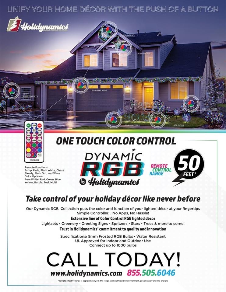 Holidynamicsinc's tweet photo. FREE Virtual Dynamic RGB Training is now available! Be one of the first 25 to complete the 30 minute course and receive over $125 in gifts
Register Today! 888-505-6046 or sales@holidynamcis.com
#dynamicrgb #holidynamicsinc #dynamicrgbpushingthelimits #holidaylighting https://t.co/5TZhXMBbRJ