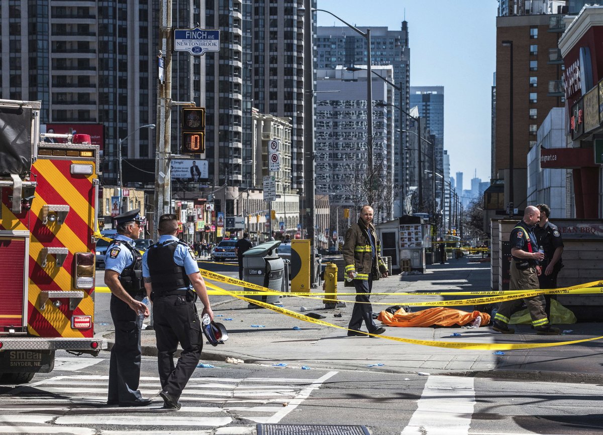 Two years ago, with many other first responders, I received a call to attend Yonge/Finch for the Van Attack. I remember it like it was yesterday. Today my thoughts are with the victims and families of this horrible event. #TorontoStrong #FirstResponders