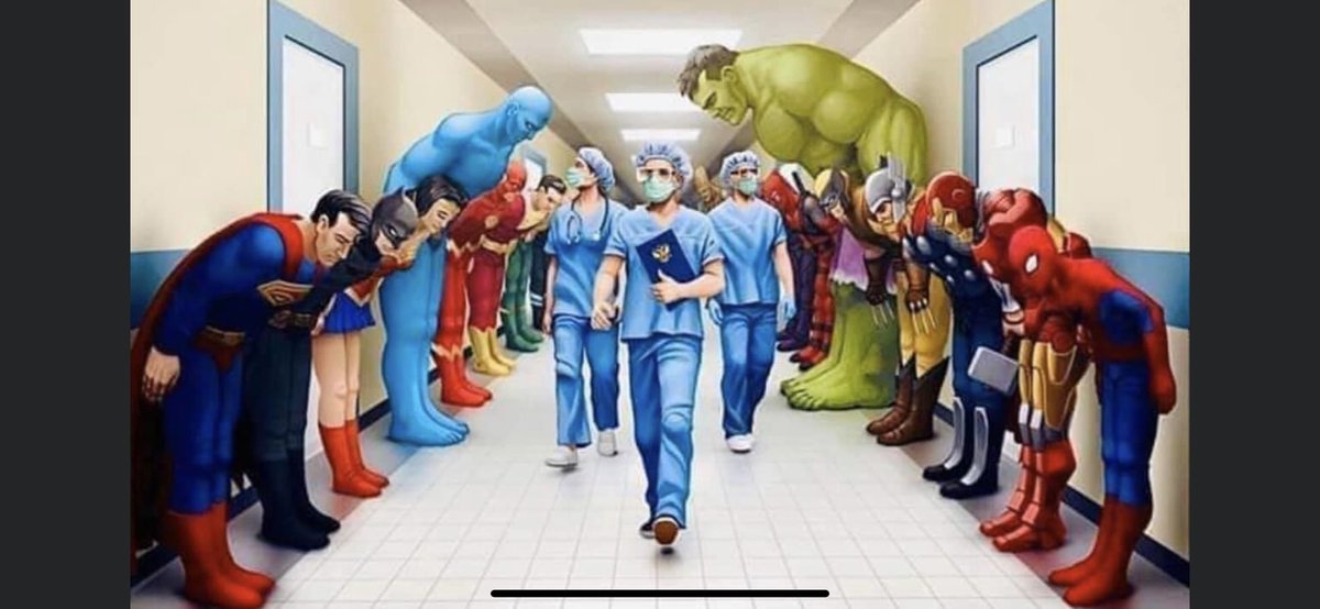 manning_john's tweet photo. There’s only one #superhero #NHS #NHSheroes The newest #MARVEL members. @NHSuk @MarvelUK https://t.co/KPiPmzdDP0