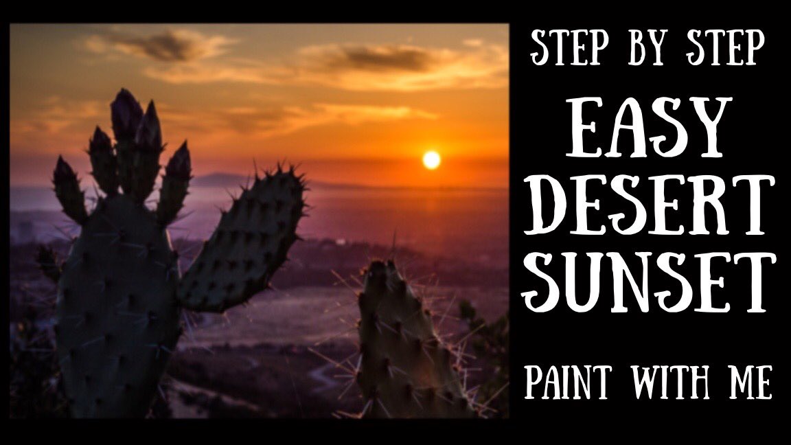 sbergeron00's tweet image. Get ready for a prickly encounter! Livestreaming today my Desert Sunset 🌅 youtu.be/VAsBJgJC2BI a Step by Step how to paint lesson for beginners! I hope to see you in the chat live or in the comments after the show. You guys are the best! #stayhome  #dosomethingcreative
