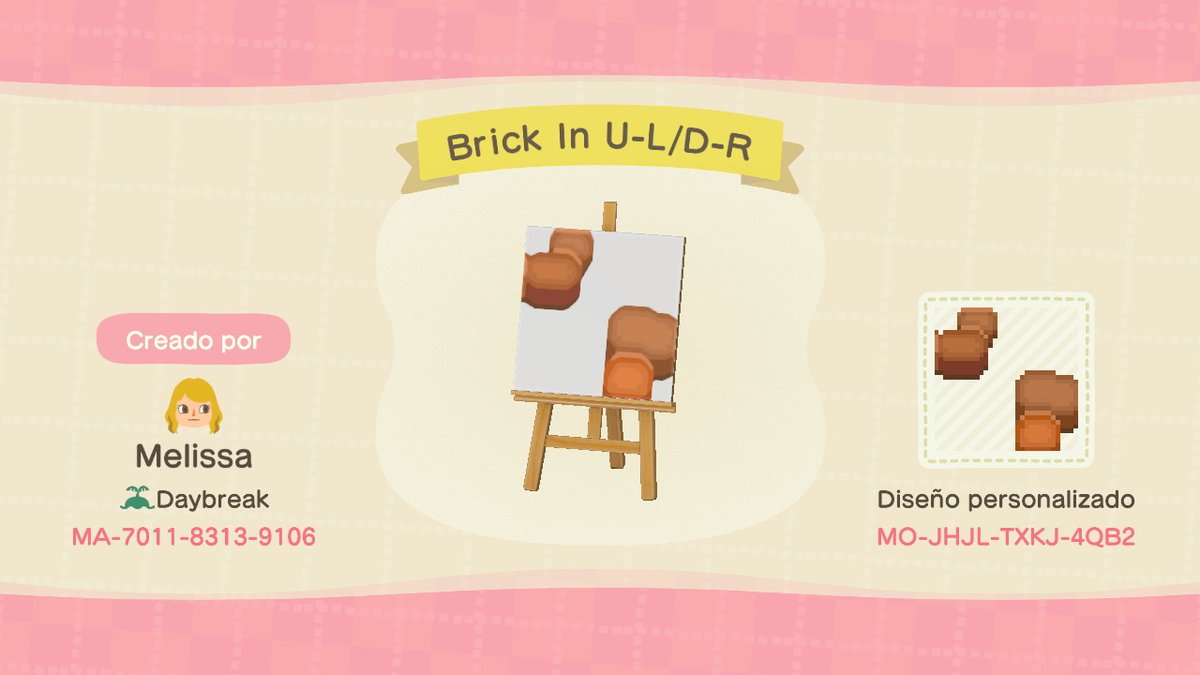 melissenpai's tweet photo. Finished a brick-colored version of the terracotta border! Will make a brick-shaped version too #AnimalCrossingNewHorizons #acnh #ACNHDesign #マイデザイン https://t.co/hcYCWN354n