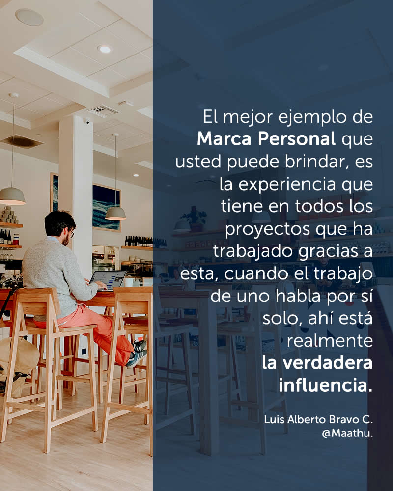 Recuerden esto : 
#MarcaPersonal #PasosDeGigantes