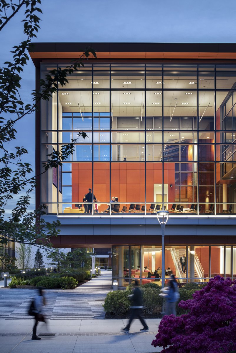 Ballingerae's tweet photo. Happy fourth day of #ArchWeek20 ! The Nexus Building is home to Adelphi University's School of Nursing. We’re honored to design places where the next generation of healthcare caregivers are trained. #architecture #architecturaldesign #highereducation #academicdesign #nursing https://t.co/bReVi0Ef7y