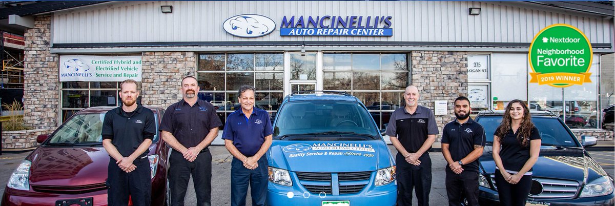 For the past three generations, Mancinelli's Auto Repair Center has developed a great reputation in Denver as a small, family-owned business that cares about our customers! Thank you for making us your Neighborhood Favorite in 2019! #MancinellisAutoRepair #AutoRepairDenver