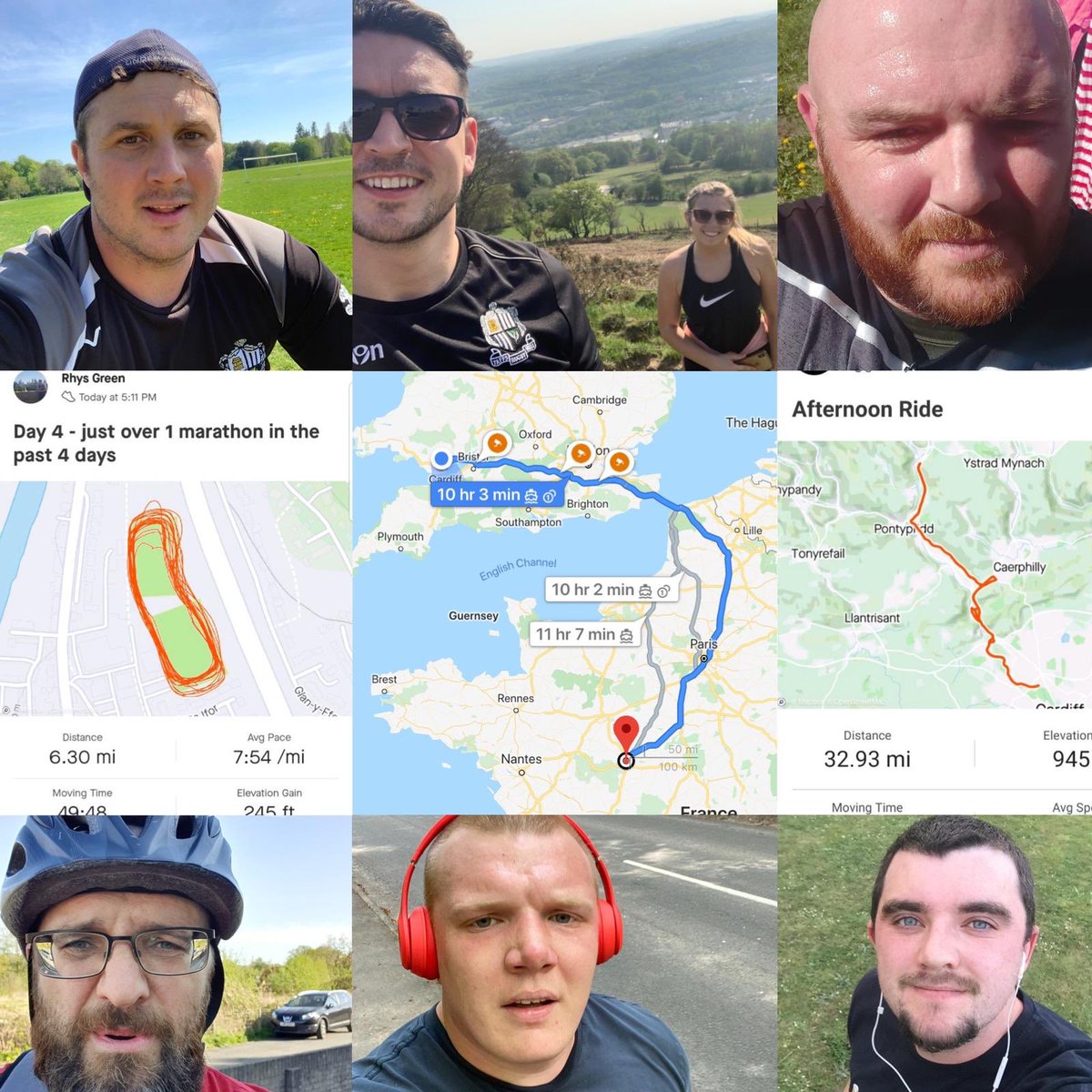 TaffsWellRFC's tweet photo. The journey so far from Taffs Well to Albuferia 🚴🏃🏻‍♂️
#upthewell 

https://t.co/LfQuVBQ46Z https://t.co/NyI4gGvEsg