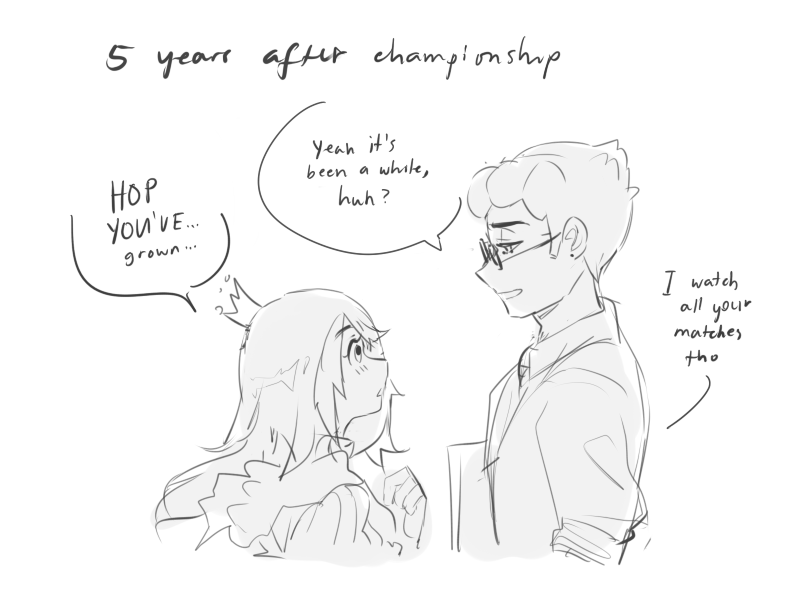 more hpyu headcanons!! yuuri makes regular visits and hop had a growth spurt 