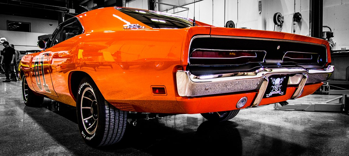 Throwback to the General Lee we restored from the 2005 movie.#Mopar #Genera...