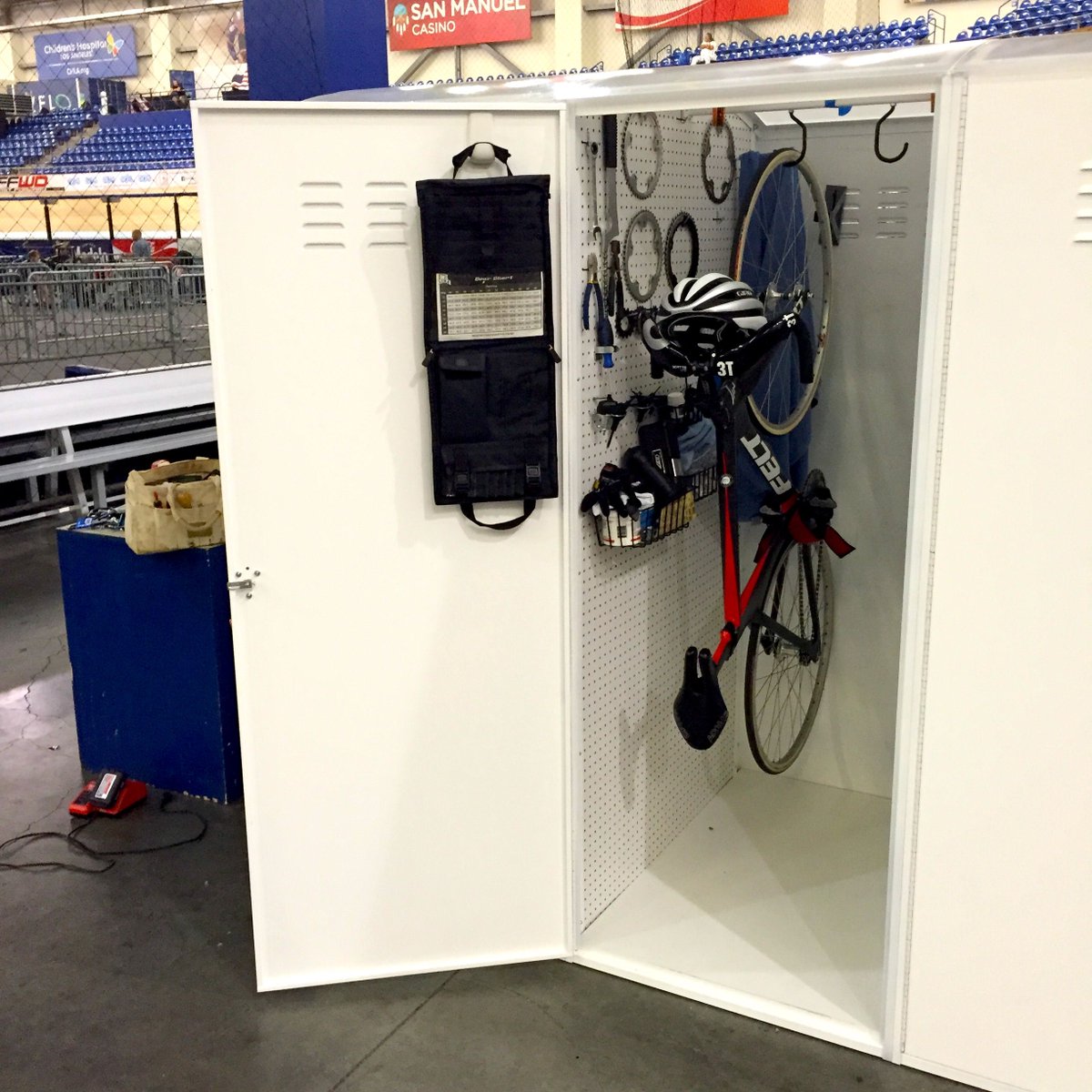 We haven't talked much about our bike storage well because it can be more than a bike locker... You can store so much inside even though it doesn't look this way! These bike lockers are at @velosportsctr! 

#velodrome #bikestorage #bikelockers #propertysolutions #cycling
