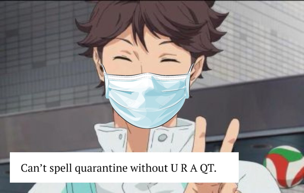 haikyuu as coronavirus pickup lines (a thread)