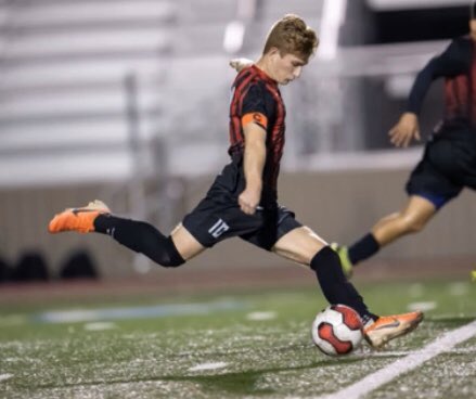 Congrats to senior captain, Skyler Frey, on being selected district 27-6A CO-MVP as well as 1st team all-district. Skyler notched 30 goals and 11 assists, logged 4 hat tricks, &amp; captained a squad that locked in 2nd place in one of the toughest districts in the state!