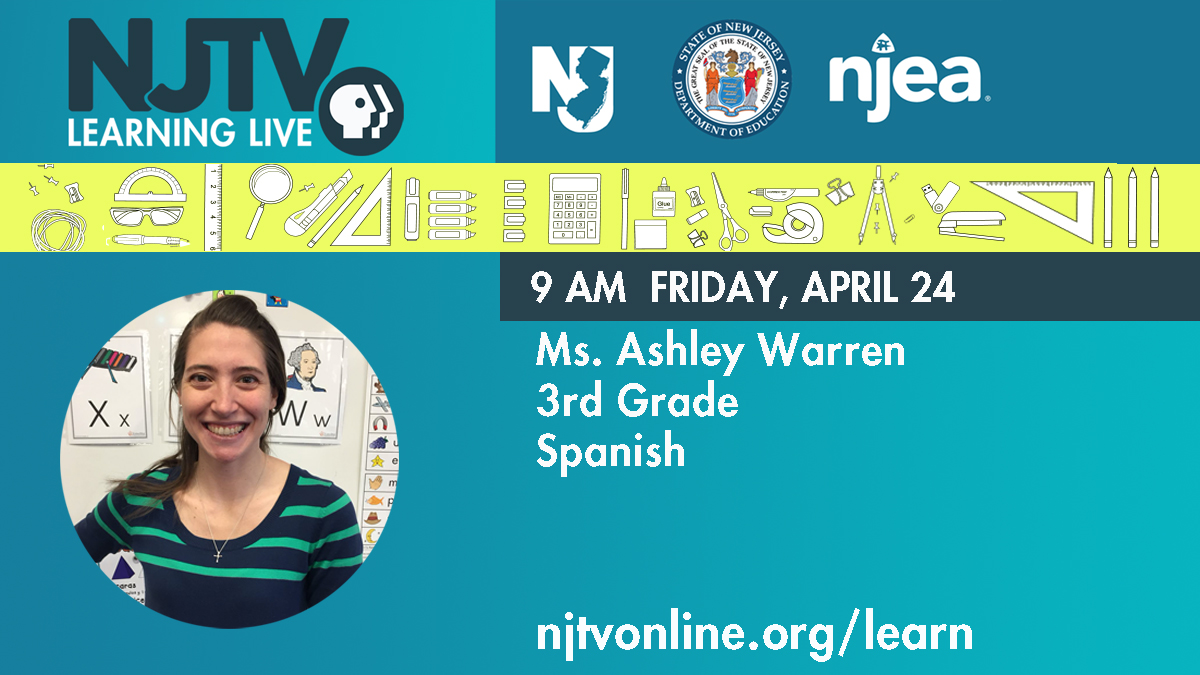 NewJerseyDOE's tweet photo. Tomorrow on @NJTV Learning Live, our educators include @AshleyWarrenWWP from @WWP_Schools, Ms. Rachel Di Pilla from Milton H. Allen Elementary School, @wesmelart from @WoodlynneSchool, and @mshuff_maxsonpe &amp; @ms_huffphysed from @maxsonprincipal.

See you then!
#NJTVLearningLive https://t.co/9xBQvGGUQv
