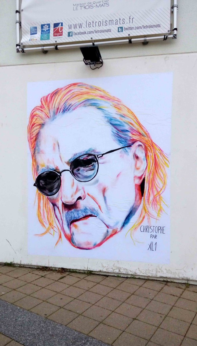 Avec_AL1's tweet photo. @Qofficiel un peu de couleurs et un hommage à Christophe. En cette période de confinement, pas facile de se libérer l'esprit. Le temps s'est presque arrêté. Christophe s'en est allé vers un paradis perdu. https://t.co/3vdpQrkubi