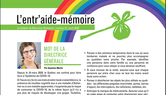 BAlzheimer's tweet photo. Nous vous invitons à lire le dernier bulletin d'informations de notre organisme : l' Entr'aide mémoire. Les dernières nouvelles sont là ! https://t.co/4LDj0ueWdk https://t.co/Sn1RPaSQHQ