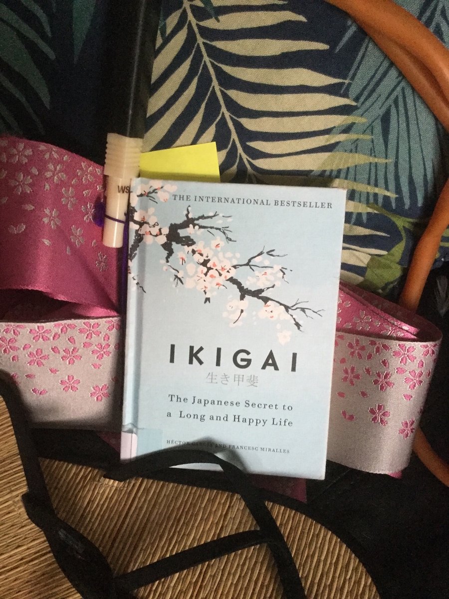 Fiona is also enjoying ‘The Japanese Secret to a 'Long and Happy Life’ by Héctor García and Francesc Miralles. Did you know the word 'ikigai' is the Japanese word for ‘a reason to live’ or ‘a reason to jump out of bed in the morning’?  #ReadingHour  #WorldBookNight