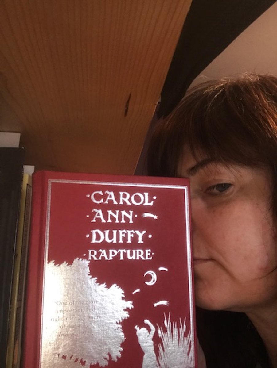 Our very own lyrical genius Joan recommends 'Rapture', a collection of  #poetry written by the Scottish poet Carol Ann Duffy. 'Rapture' is described as essential reading for the broken-hearted of all ages.  #ReadingHour  #WorldBookNight