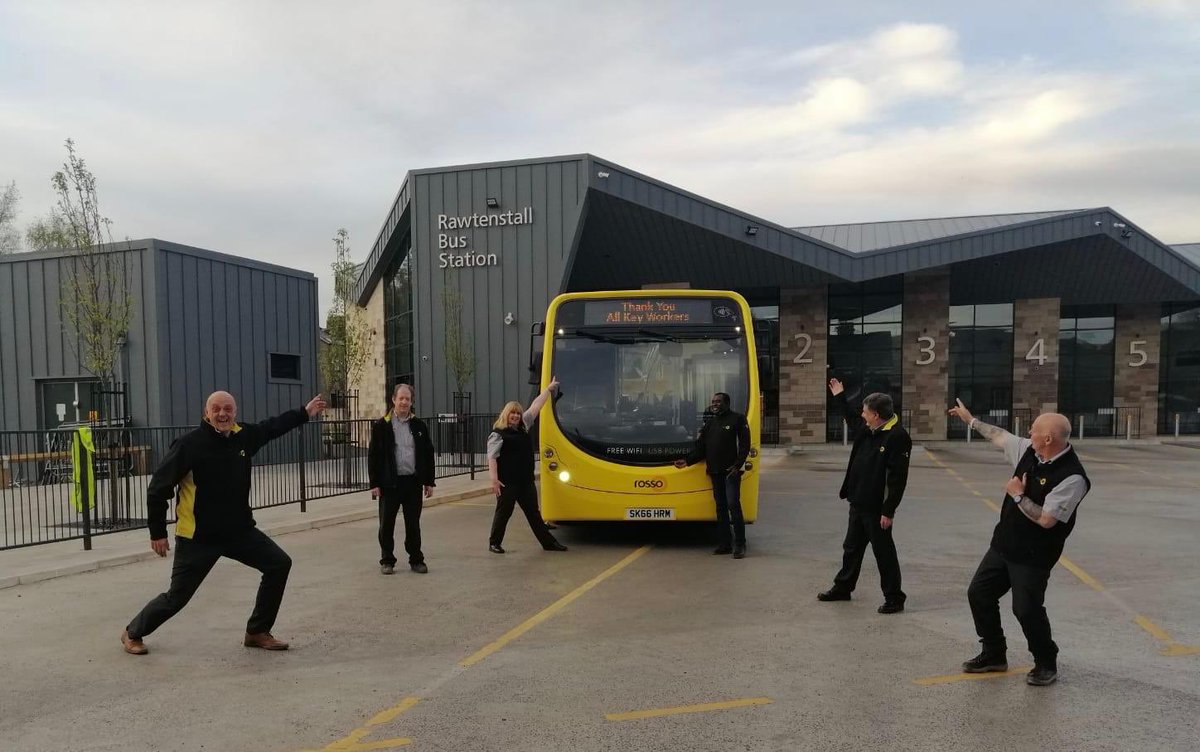 👏👏👏👏👏👏👏👏👏👏

#ThankYouNHS and #ThankYouAllKeyWorkers from all our team at Rawtenstall Bus Station this evening, and everyone else here at Rosso. 

#ThankYouThursday #ThankfulThursday