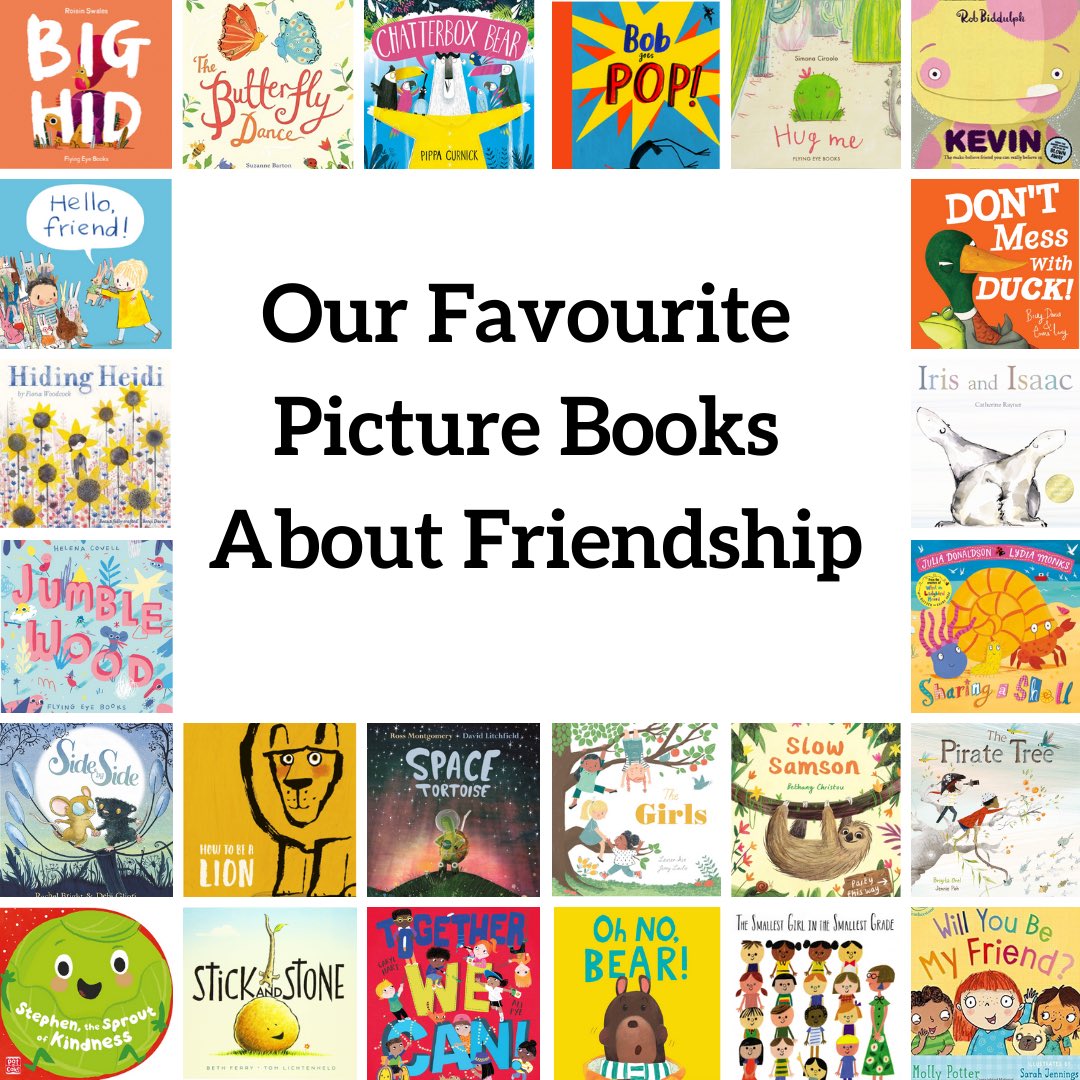 ivyslibrary's tweet photo. There are lots of lovely #kidsbooks out there which celebrate friendship and help children learn how to form healthy relationships with their peers.

Here is a list of our favourites: 
https://t.co/DdC9hodj0Z https://t.co/mhrC9jiFHo