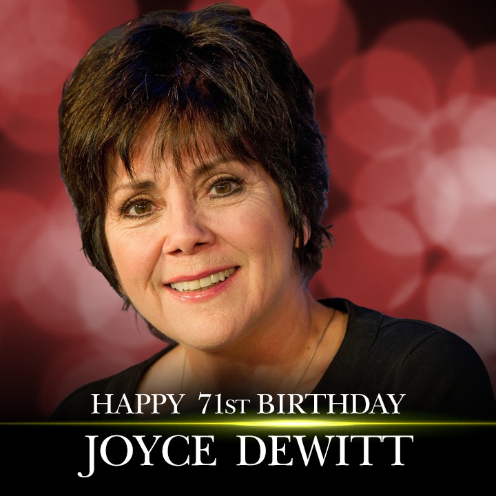 She played Janet Wood on the sitcom \"Three\s Company\", happy birthday to Joyce DeWitt. 