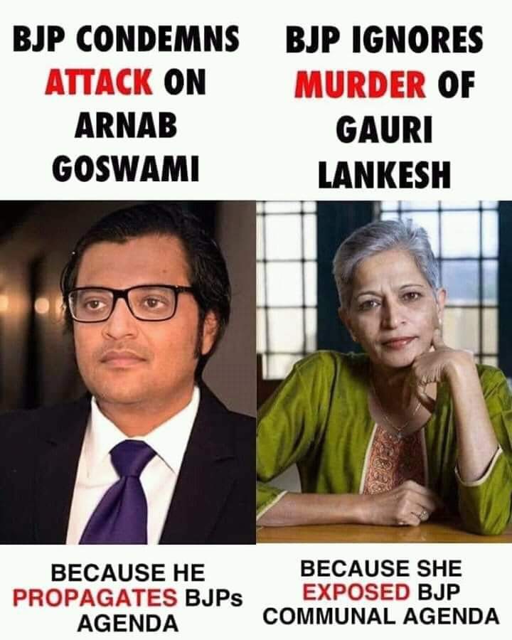 AdnanAh90693359's tweet photo. BJP slaps honest journos with UAPA.

And slaps Andh-bhakts with its hypocrisy.
#ArnabDramaBandKar #arrestarnabgoswami 
#ArnabDrama https://t.co/IeZDZPObxG