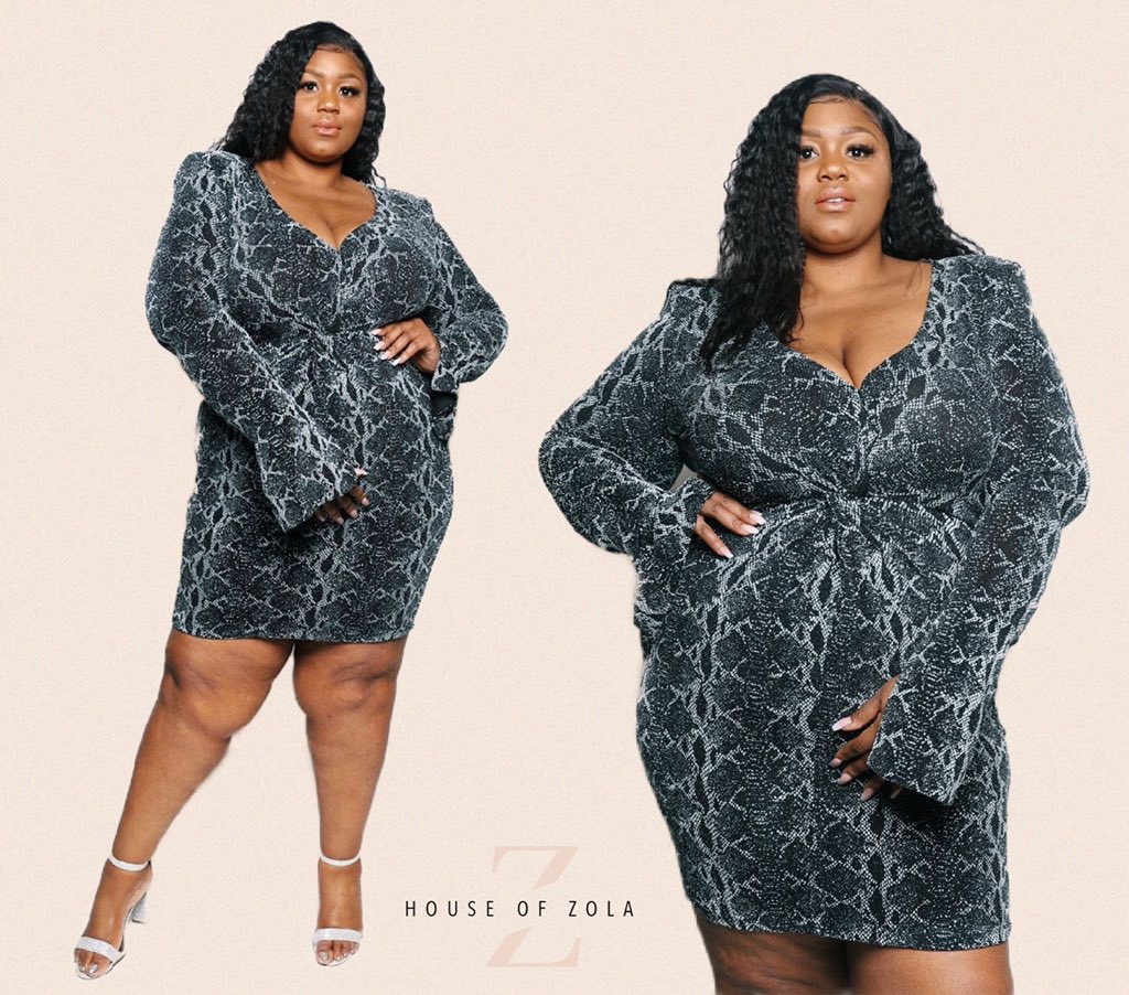TheeBRenee's tweet photo. Coldest in the room and still keeping you warm at night! ✨🖤 20% OFF on ALL dresses online use code: DRESS20 
#zolababe #Shophoz #HouseofZ  https://t.co/CtW3RRLLID https://t.co/G8v7MD8plT
