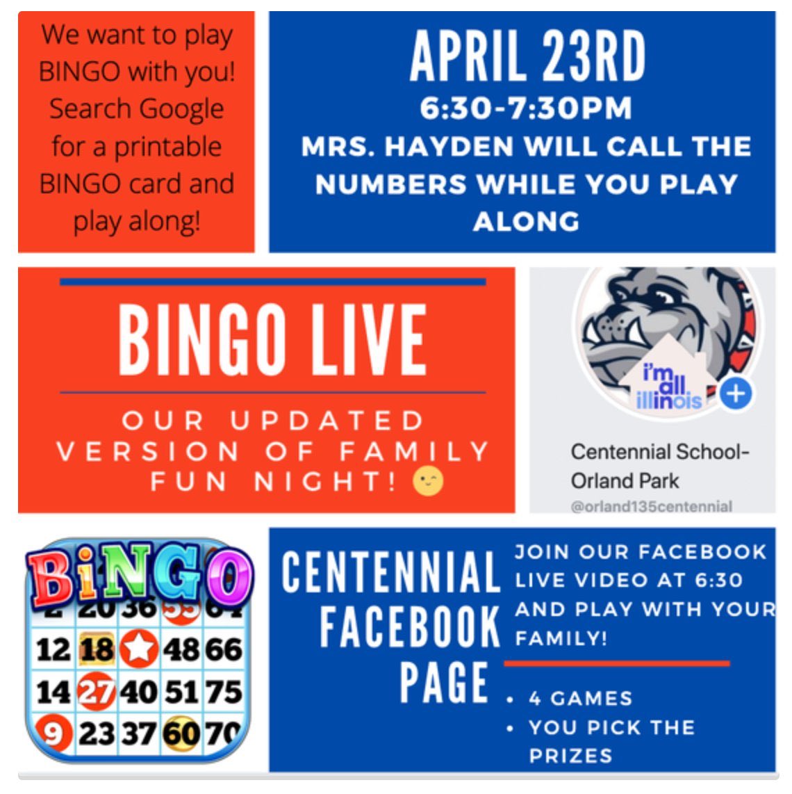 Centennial Bingo
