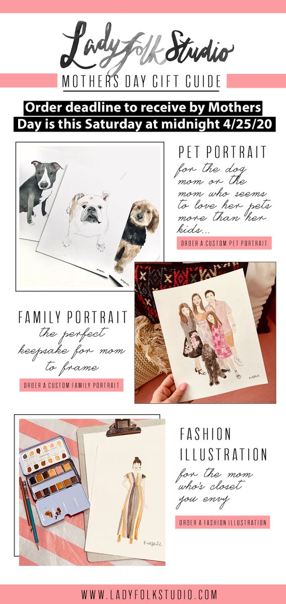 LadyfolkStudio's tweet photo. The Mother's Day gift Guide! 🎨 💕 - https://t.co/CJ5wPOuyES https://t.co/k3HWuK7ntH