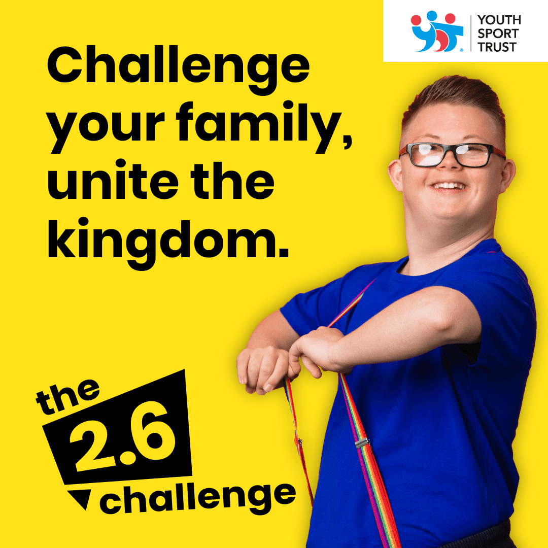 YouthSportTrust's tweet photo. Looking to get involved in the #TwoPointSixChallenge? 
Here's how you and your family can #StayHomeStayActive this weekend 👉 https://t.co/WG584hZIEA https://t.co/iqQG703jye
