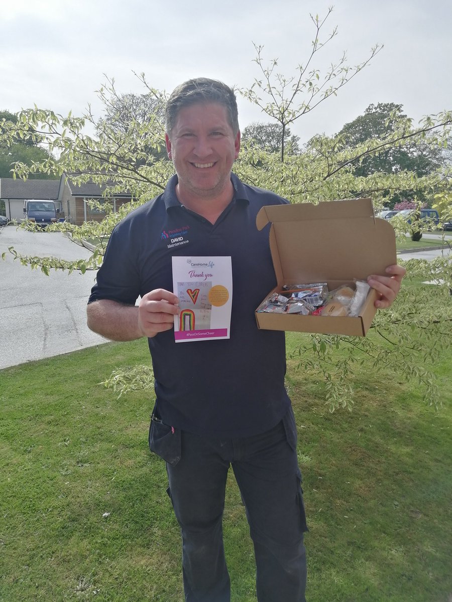 DavidPicky79's tweet photo. Work is hard at the moment but been sent this to all our team from a little girl called Penny Rose Smith age 6 its a little food hammper it has made us feel so good you really are a little star thank you so much @CareHomeLife1 #passonsomecheer https://t.co/TwFBu9V9Rx