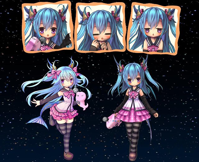 アリス Eco エミル クロニクル オンライン のローレライ ロア 公式画像とうちの子並べようぜ