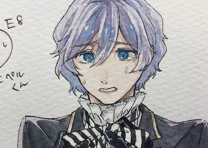これはおめめ綺麗に描けたのに潰れちゃった子たち 