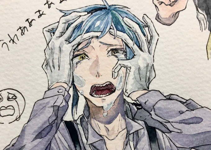 これはおめめ綺麗に描けたのに潰れちゃった子たち 