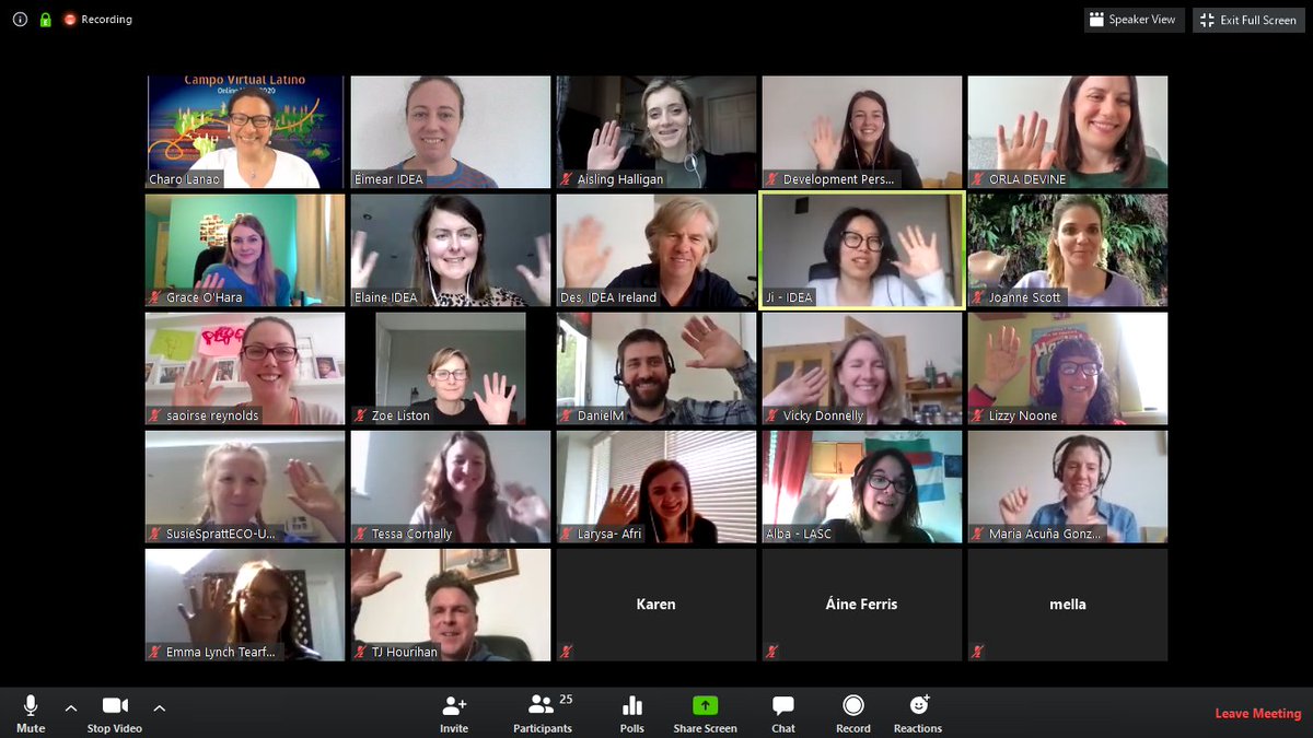 IDEAIreland's tweet photo. A big thank you to @LanaoMadden and everyone who joined us for today's session as well as the last two focusing on delivering Development Education online. Some great sharing of knowledge, resources and learning across the 3 sessions. #creativeresponses #Workingtogether https://t.co/XdUTSQDms7