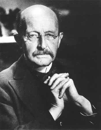 Born  #OTD 1858: Max Planck, the accidental and unwitting founder of quantum mechanics. In 1900, Planck made a revolutionary break with classical physics when, in an "act of despair", he conjectured that blackbody radiation comes only in little bits: E = hv