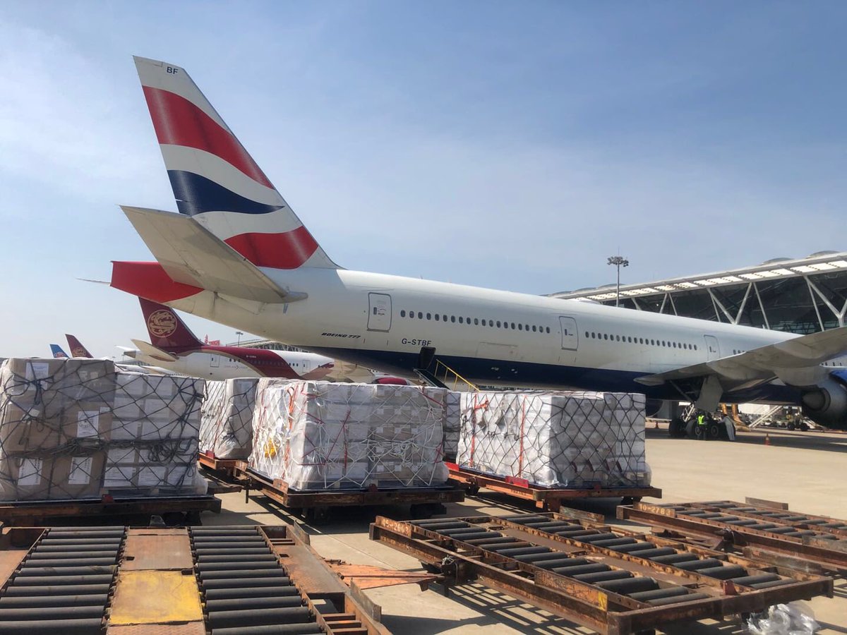 ukinchina's tweet image. All 💺 💺 are taken on today’s @British_Airways ✈️ from Beijing which is packed with gowns and aprons for our #NHSheroes Lots more flights to come.