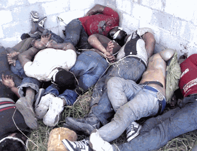 8) Migrants are routinely kidnapped, raped, tortured & killed if they refuse to join the cartels. The air is filled with fear & the streets are home to bodies of the dead. In 2010 72 migrants were abducted by the Los Zeta's cartel and told join us or die. They were all murdered