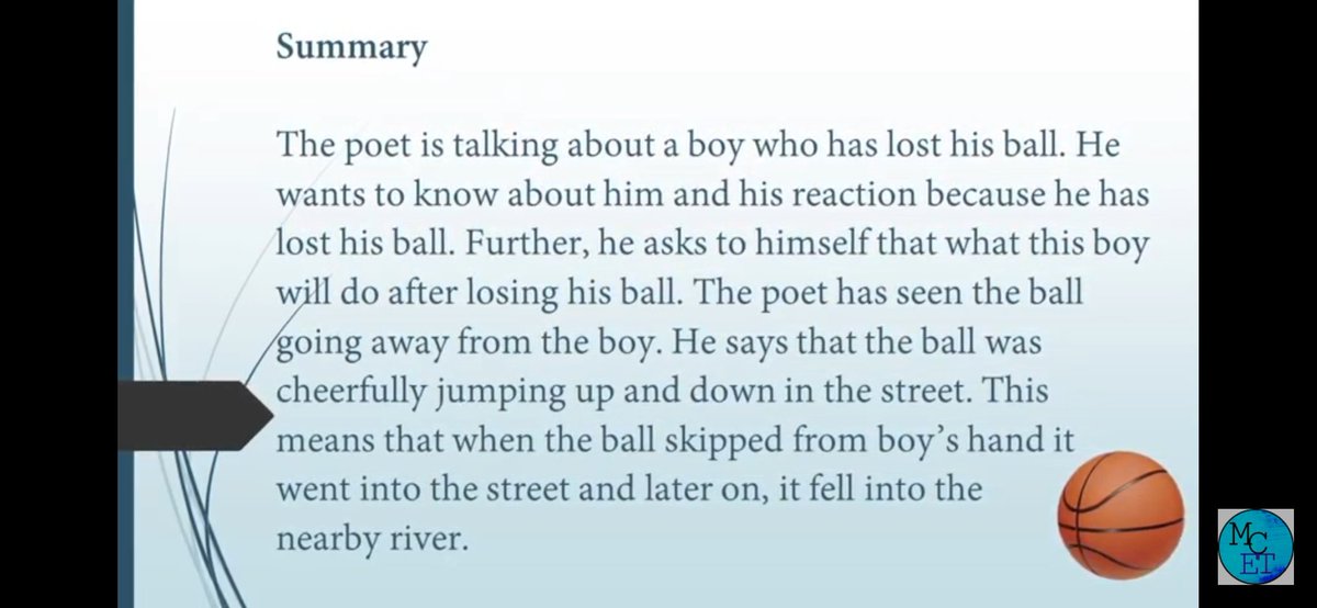 RubinderG's tweet photo. #online #day22 #class10th #Poem #TheBall  #Introduction  #Summary #stanzawiseexplanation #39Attendees #RemoteLearning                   
@Prabhjo60556013 @MicrosoftEDU @vjauhari1  @kbkaushik1 @JuanaTech @cbseindia29 @zelfstudie 
@STSWSRAJGOMAL https://t.co/hgisVJVL8S