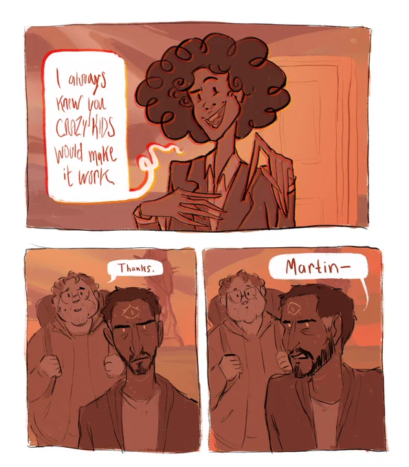 // TMA S5 Spoilers

This was definitely one of my favorite episodes with so many great moments, but as soon as I heard this interaction I just had to... #themagnusarchives #MagnusPod 