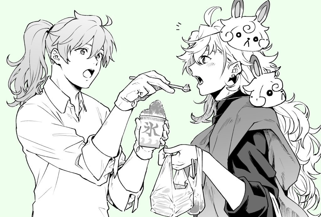 「バトン頂きました〜!まともな絵が少ない… #絵描き繋がれ 」|なごみのイラスト
