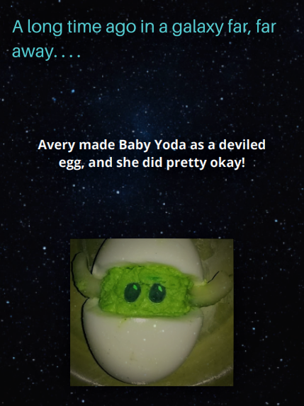 TeamHashtagGish's tweet photo. Create a GISHY craft of your choice. Think stormtroopers, baby yoda, pet hair, environmentally friendly glitter, kale, etc. @strongarm_615 #gish #teamhashtaggish #gishtraining https://t.co/A6YZWsDPP4