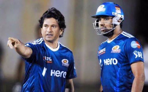 GREATS about THE GREATEST(Follow the Thread)"My cricket idol has always been SACHINWhile growing up as a kid.. I’ve always looked upon himhe is a perfect role model for us"~  #RohitSharma #HappyBirthdaySachin  #SachinTendulkar