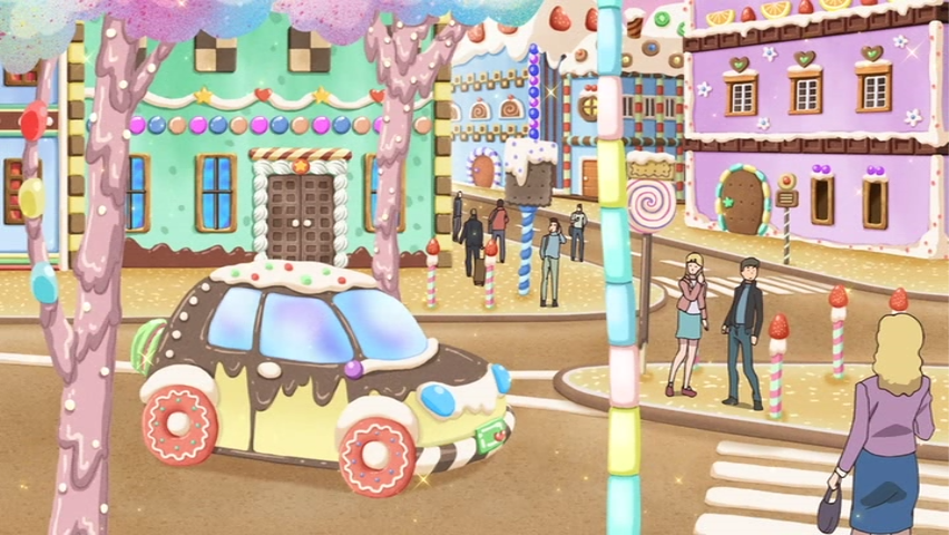 朝倉牧師 闘病中 お菓子の背景ですと ５ｇｏｇｏのお菓子の国もいいですよ プリキュアアラモードの方もパリがお菓子の街に変えられたりしてましたが