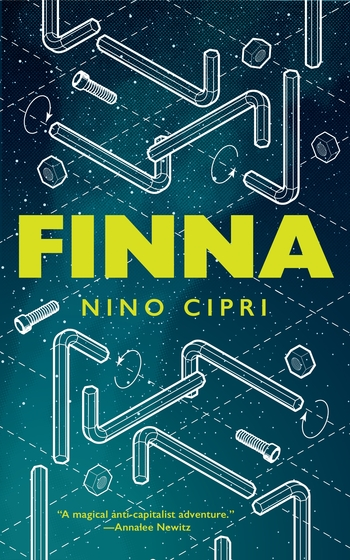 FINNA (2020) by Nino Cipri is !!!! hilar!!!! I finished it last week. It follows Ava and Jules, two workers at a Scandinavian furniture store (but not That One) through a series of wormholes. Oh, and they had a horrible break up a week ago. Jules is non-binary. So is the author.