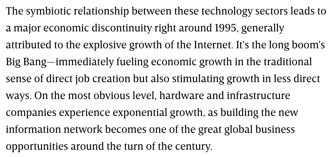 More from "The Long Boom: A History of the Future, 1980–2020" by  @peteleyden and  @peterschwartz2 from  @wired's July 1997 issue