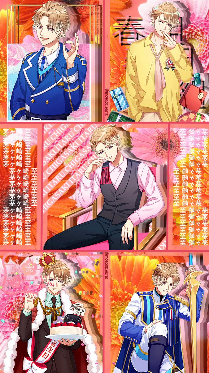 mobage_edits's tweet photo. Happy Birthday, Itaru Chigasaki!!🎉🎮🎂
I’ve done 3 Itaru edits and I love them all😭
#a3 #a3game #a3edit #a3gameedit #act #addict #actors #itaru #chigasaki #spring #springtroupe #springtroupeedit #mobage #mobilegame #エースリー #茅ヶ崎至 #茅ヶ崎至誕生祭2020 #茅ヶ崎至生誕祭2020 https://t.co/W1tODIe1ez