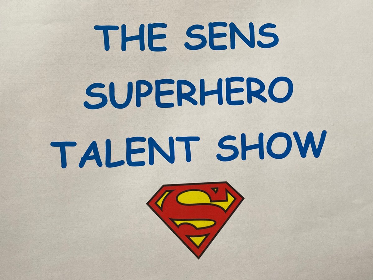 RoadrunnerROCKS's tweet photo. Mrs. Sens has a SuperHero Talent Show on Zoom today!
#weachools https://t.co/ngtxDdnJ4a