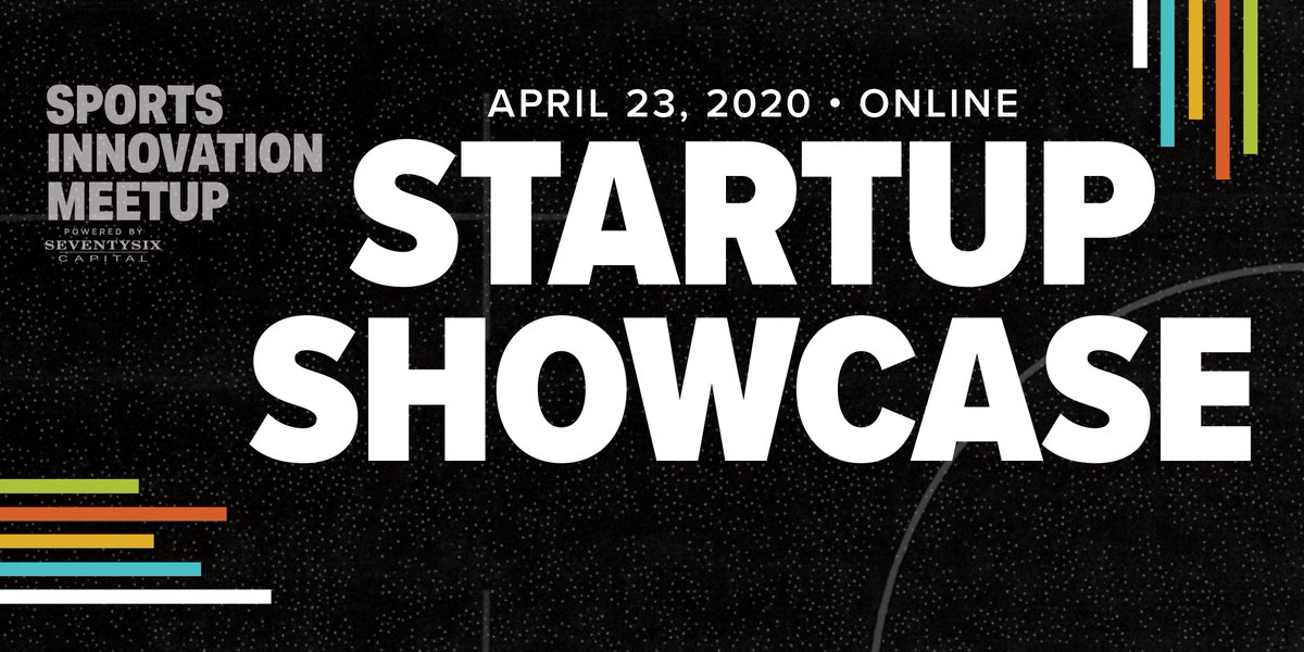 76Capital's tweet photo. #Today at 3pm ET the @76Capital Startup Showcase will go #live here on #Twitter and our official @76Capital #LinkedIn, #Facebook, and #YouTube pages. Seven #sportstech #startups that are still working to make #sports better will be presenting. #sportstechvc #sportswillbeback https://t.co/7jIf4tvLmb