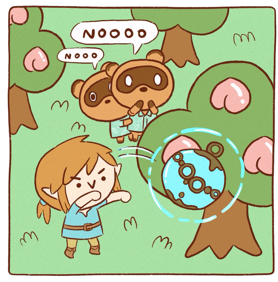 A comic about Link's deserted island stay ?? #acnh #AnimalCrossingNewHorizons 